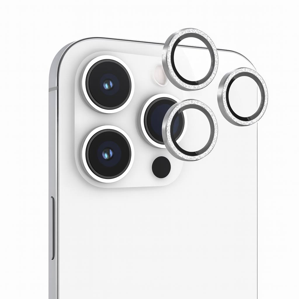 Twinkle Aluminum Ring Lens Protector For Iphone 15 Pro / 15 Pro Max
