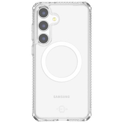 Itskins Hybrid_R Fitted Hard Shell Case For Galaxy S25 - Transparent