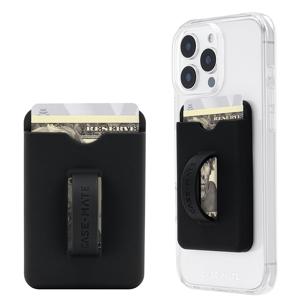 Case-Mate Loop Grip MagSafe Wallet - Black
