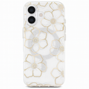 Case-Mate Floral Gems Magsafe Case For Apple Iphone 17 - Gold