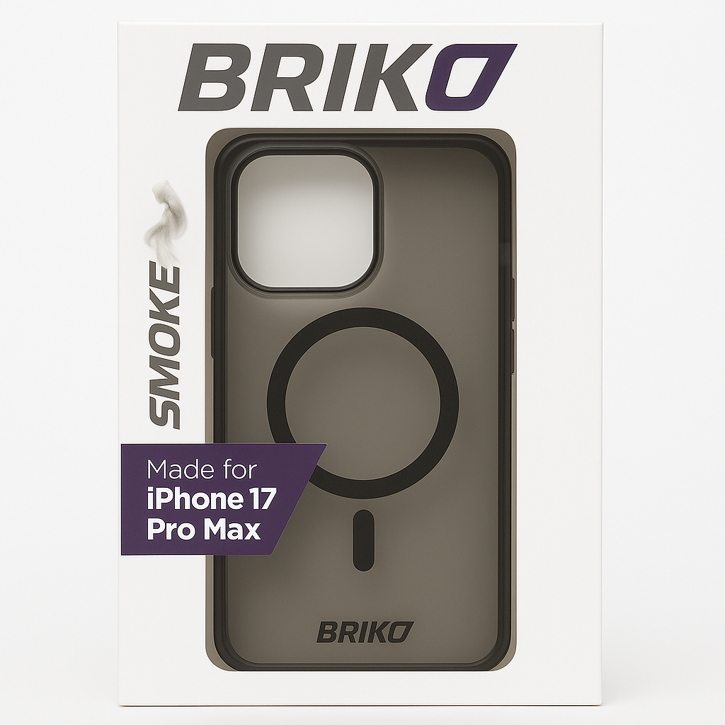 Brikd Case For Iphone 17 Pro (Only) - Smoke Clear