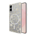 Case-Mate Floral Gems Phone Case With Magnet For Samsung Galaxy S25 Edge - Gold