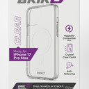 Brikd Clear Magsafe Compatible Case For Iphone 17 Pro Max Only