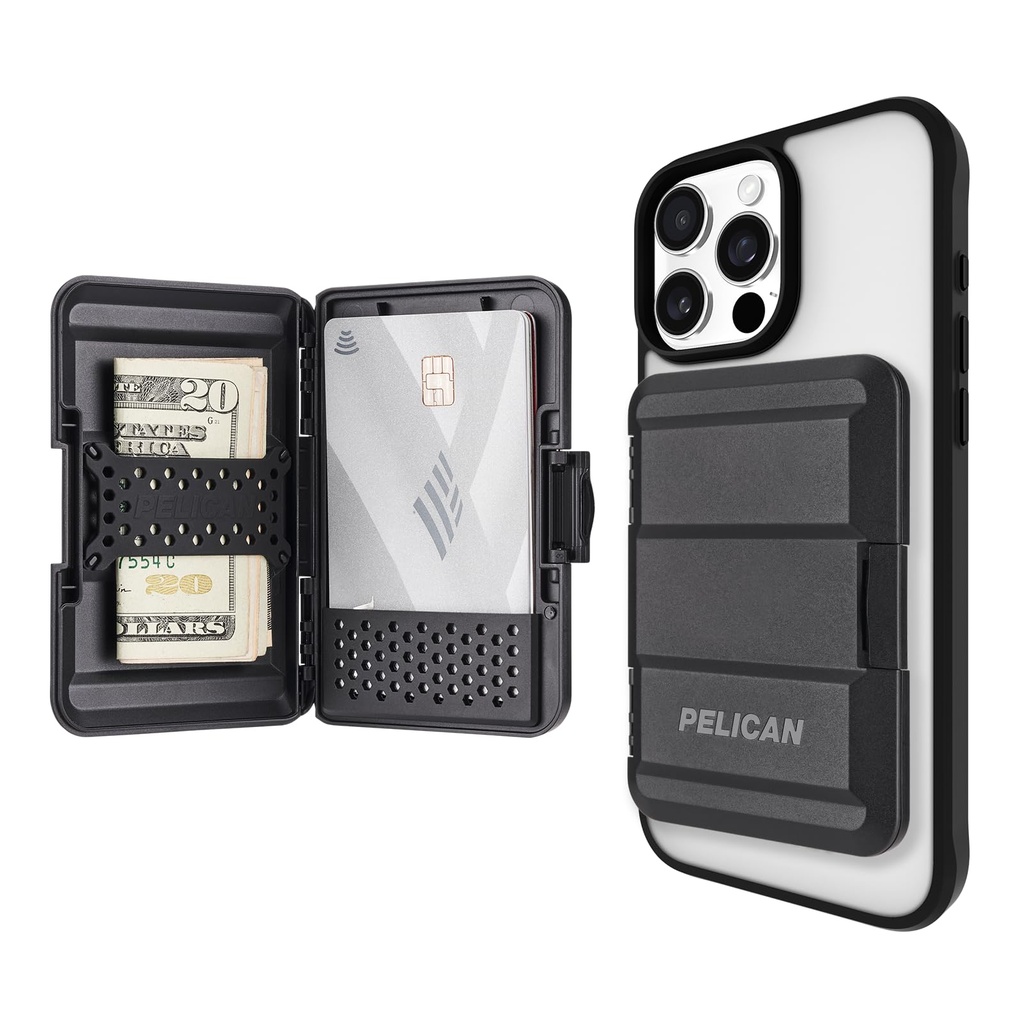 Pelican Protector Black Magsafe Wallet