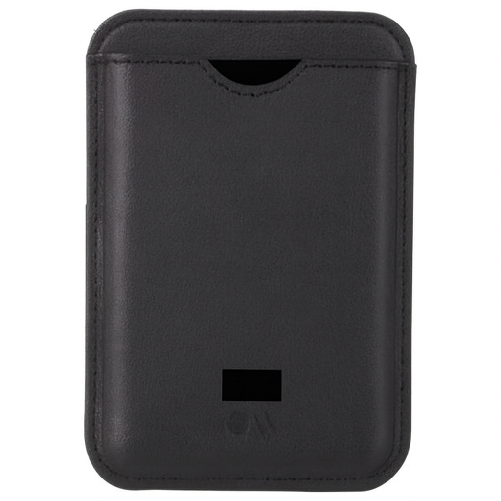 Case-Mate Universal MagSafe Leather Cardholder Magnetic Credit Card Holder Black