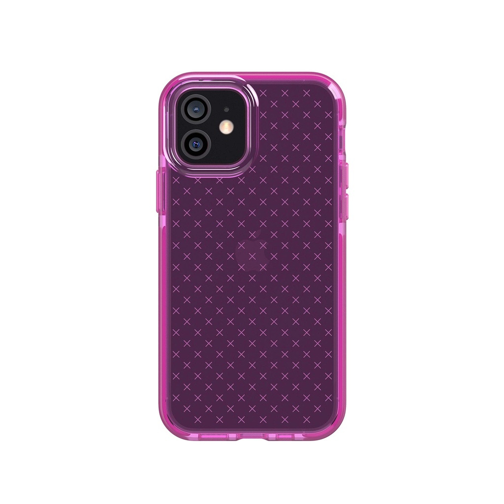 Tech21 Evo Check Phone Case For Apple Iphone 12/12 Pro, Mystical Fuchsia