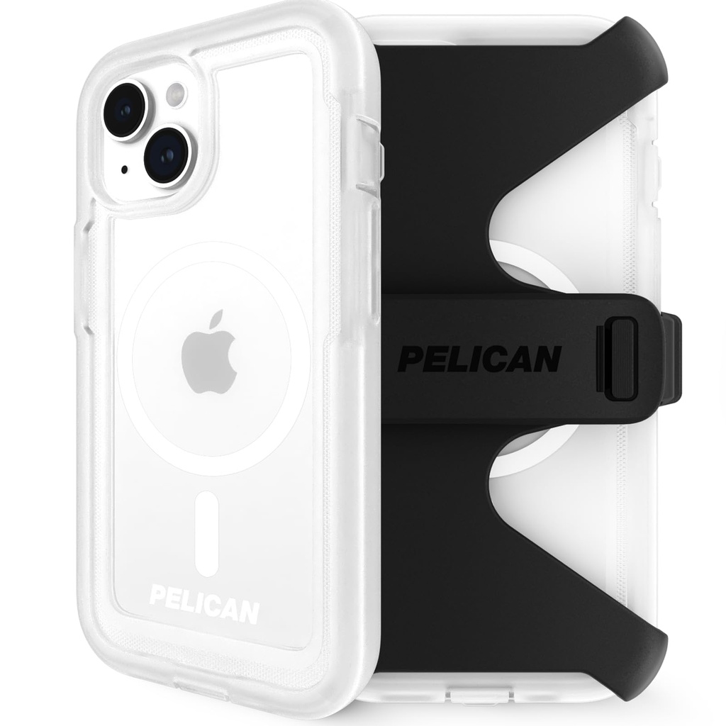 Pelican Voyager Case For Magsafe For Iphone 15 / 14 / 13 - Clear
