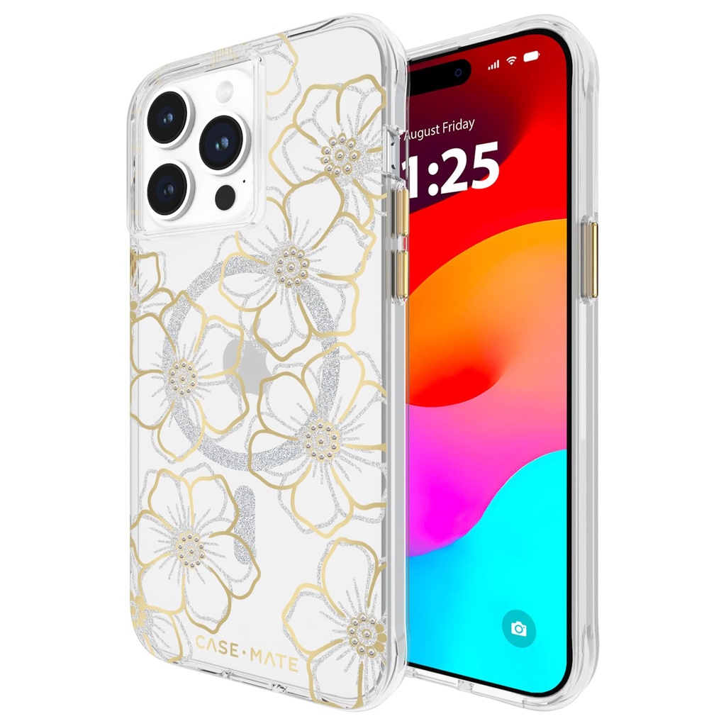 Case-Mate Floral Gems Magsafe Case For Iphone 15 Pro Max