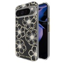 Floral Gems Gold Case For Pixel 9 Pro Xl