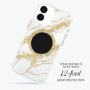 Case-Mate Karat Granite Magsafe Phone Case For Iphone 16 Plus