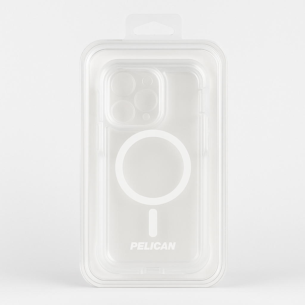 Pelican Voyager Case For Magsafe For Apple Iphone 15 Pro Max, Clear