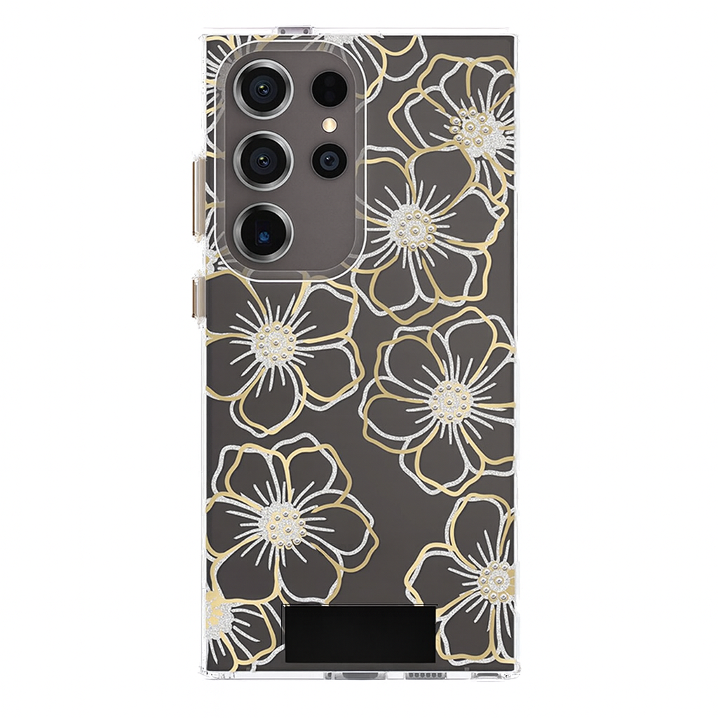 [CM.S.C.8164] Case-Mate Floral Gems Case For Samsung Galaxy S24 Ultra - Gold