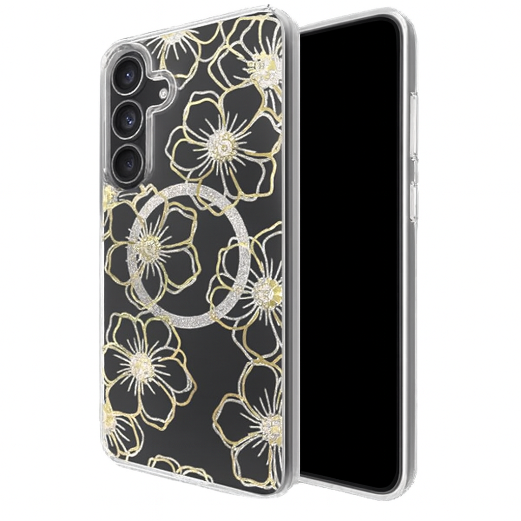 [CM.S.C.1446] Case-Mate Floral Gems With Magnet Phone Case For Samsung Galaxy S25 Fe