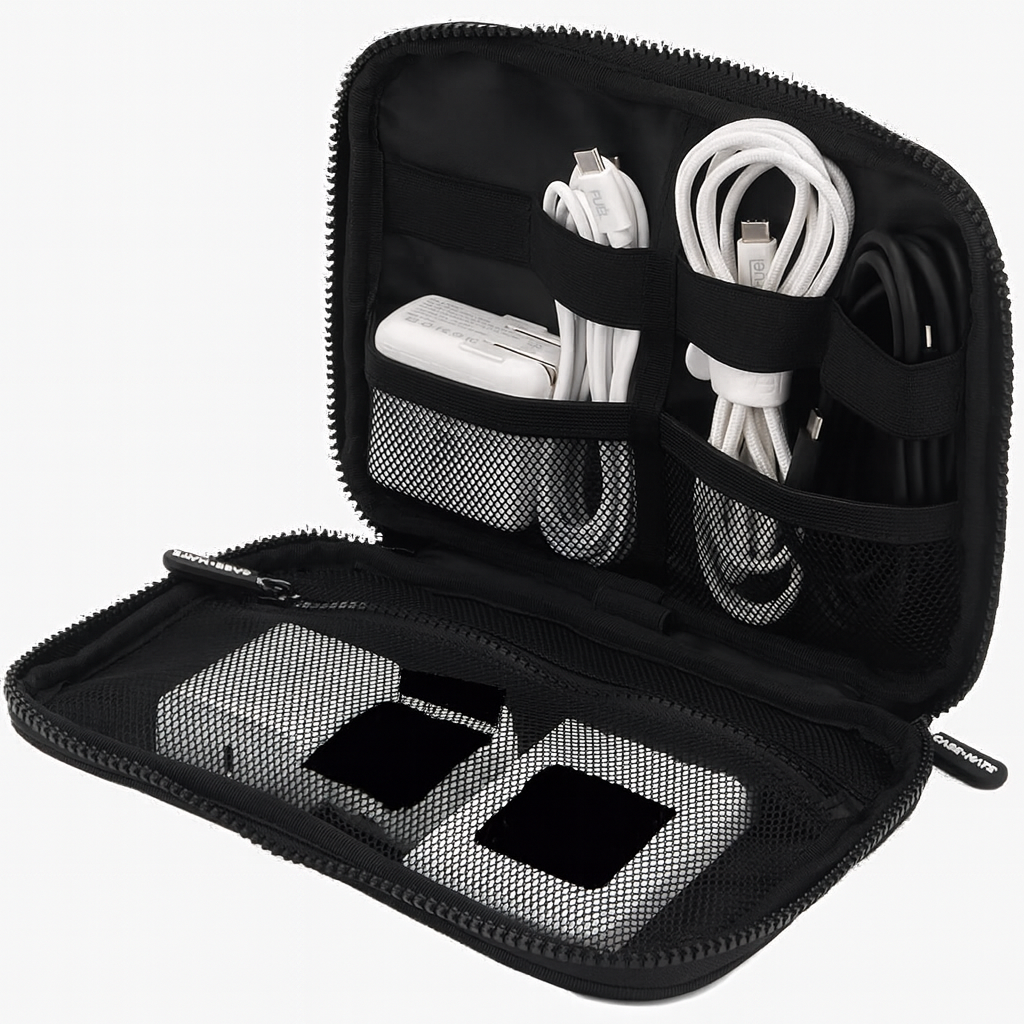 [CM.U.C.6741] Travel Tech Organizer - Black