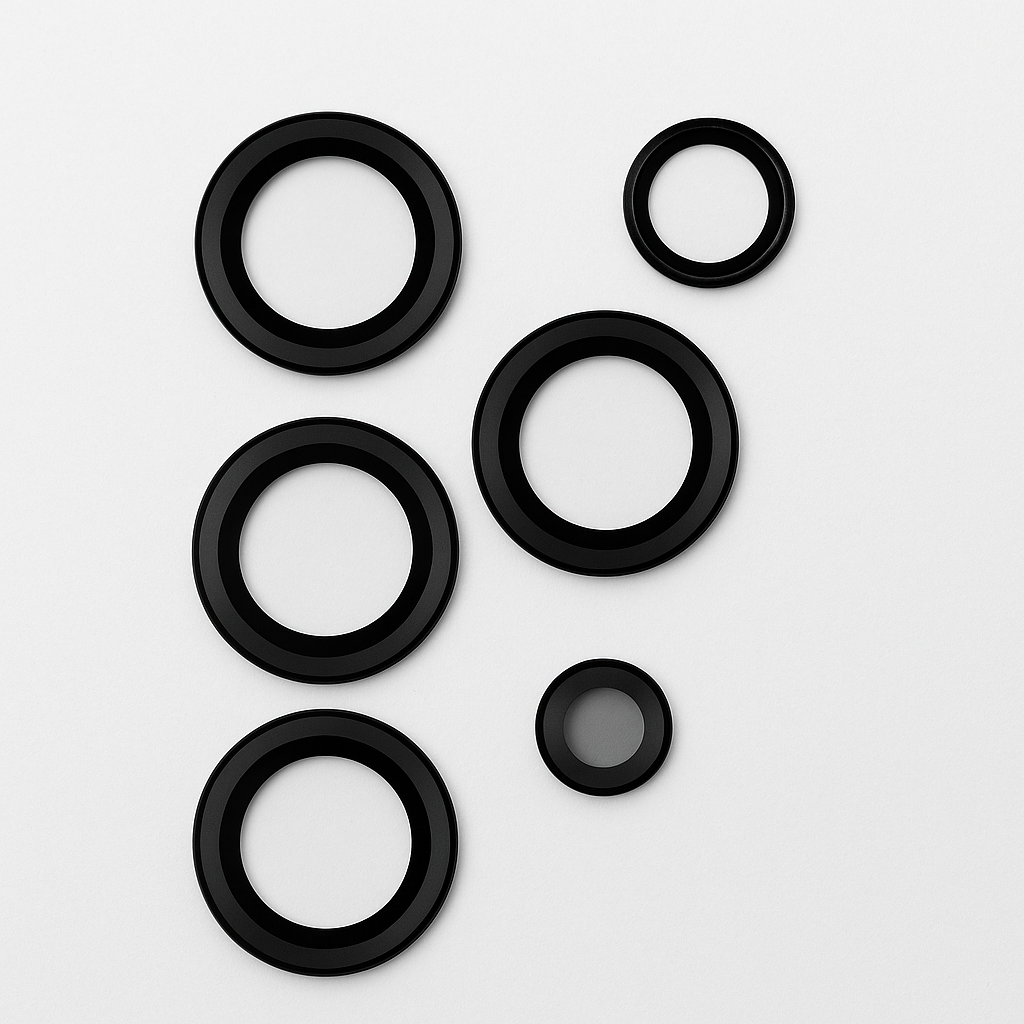 Black Camera Lens Protector for Galaxy S23 Ultra