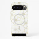 Google Pixel 11 Pro XL Case-Mate Floral Gems - Gold w/ Magnet