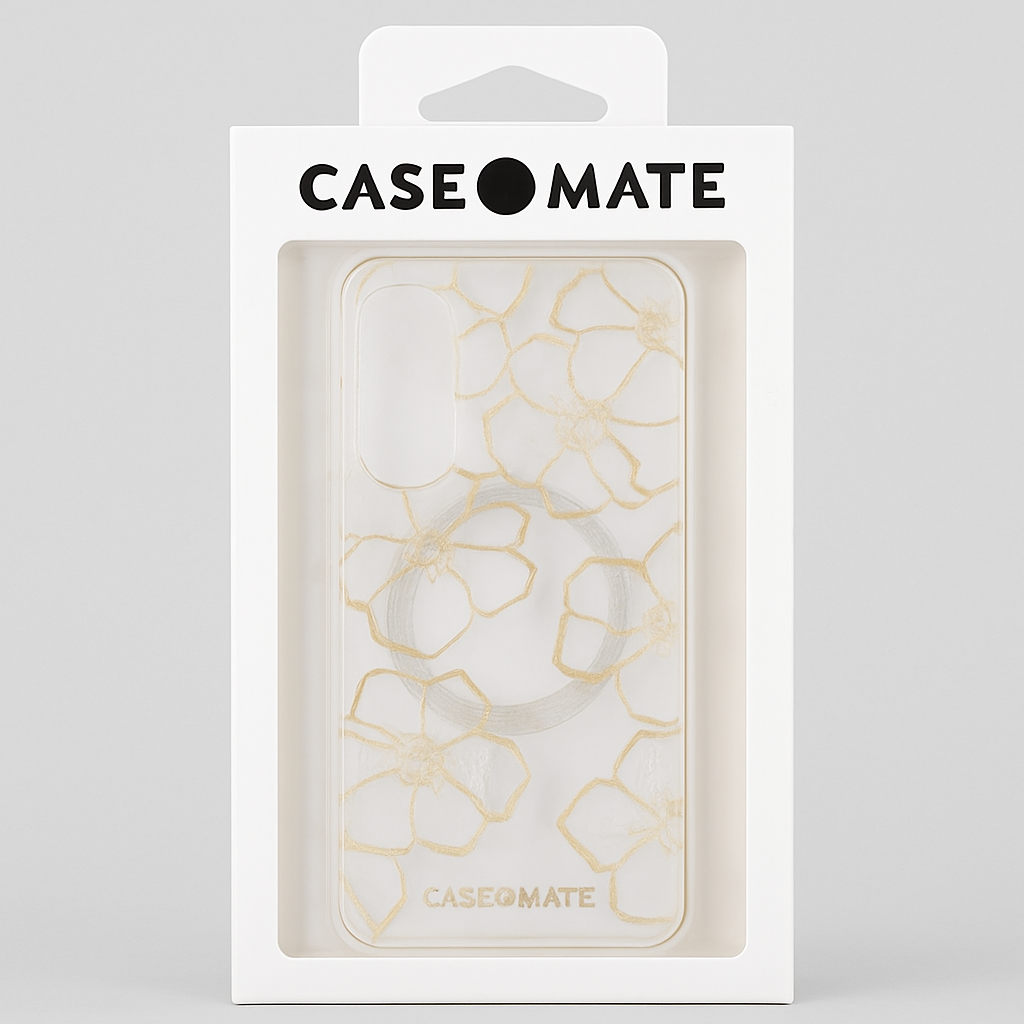 Case-Mate Floral Gems Gold with Magnet for Samsung Galaxy S26 FE