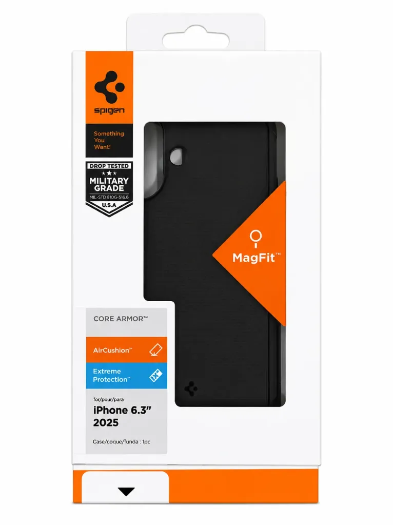 Spigen Core Armor MagFit Case for iPhone 17 - Matte Black