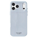 iPhone 18 Pro Max  / iPhone 17 Pro Max Kate Spade Protective - Faux Stripe Diamond Blue  w/ MagSafe