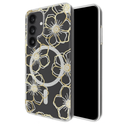 Case-Mate Floral Gems Magnetic Case For Galaxy S25 - Gold