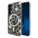 Case-Mate Floral Gems Magnetic Case For Galaxy S25 - Gold