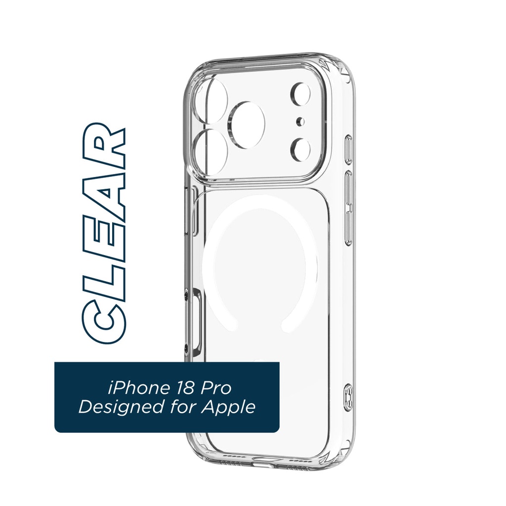 Apple iPhone 18 Pro Simple Case - Clear