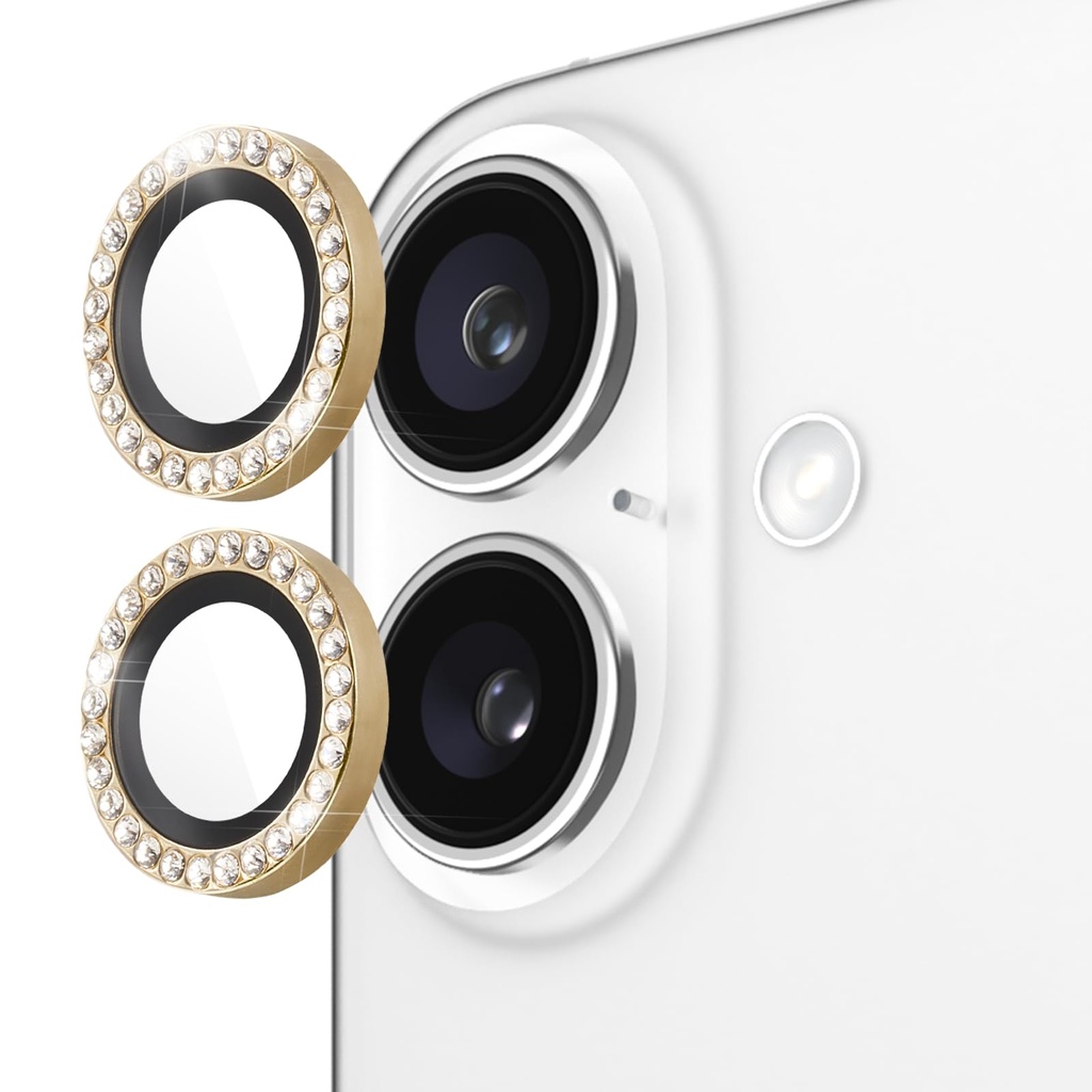 Kate Spade New York Camera Lens Protector Set, Stone, For Iphone 16 / 16 Plus