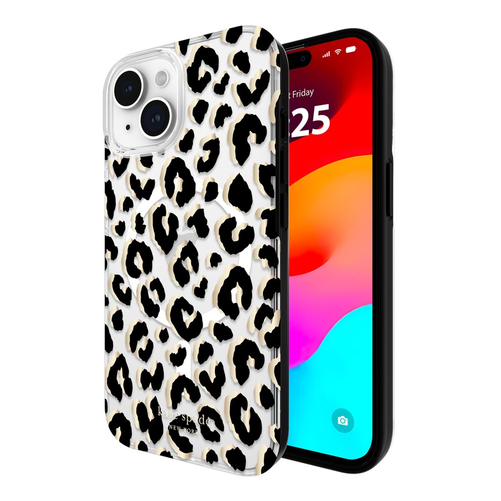 Kate Spade New York Protective Hardshell Case For Iphone 14 - City Leopard